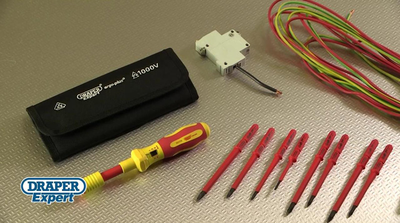 Draper electrical screwdriver online set