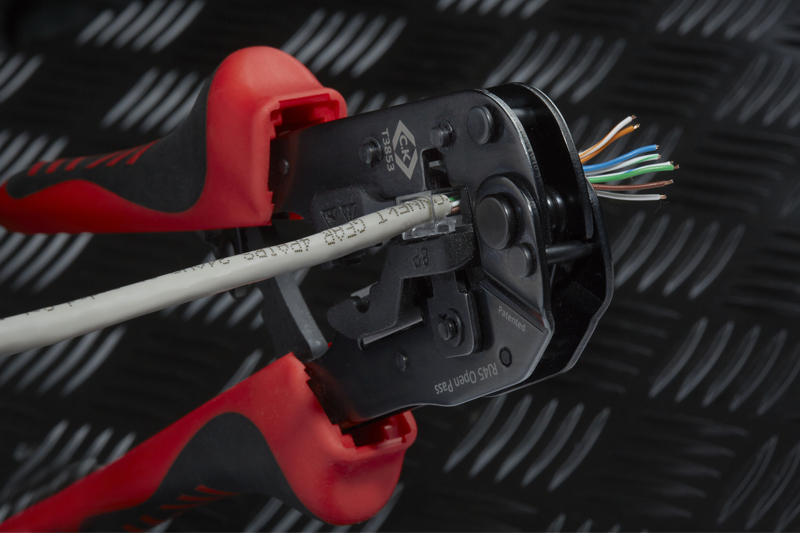thumbnail image 2 of CK Tools T3943 Automatic Wire Cable Cutter And Stripper – Adjustable, Pro Grade 2 of 6
