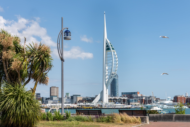 DW Windsor illuminates Gosport Harbour