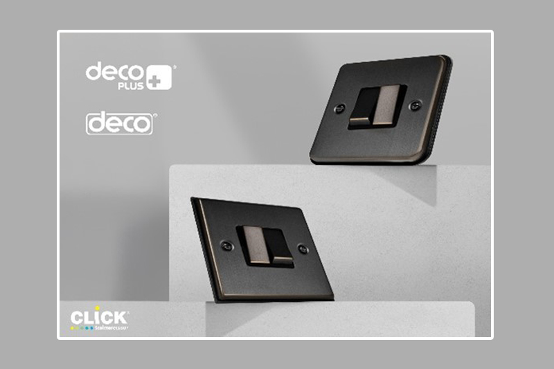 Click Scolmore adds Matt Bronze Finish to its Deco Plus & Deco Ranges