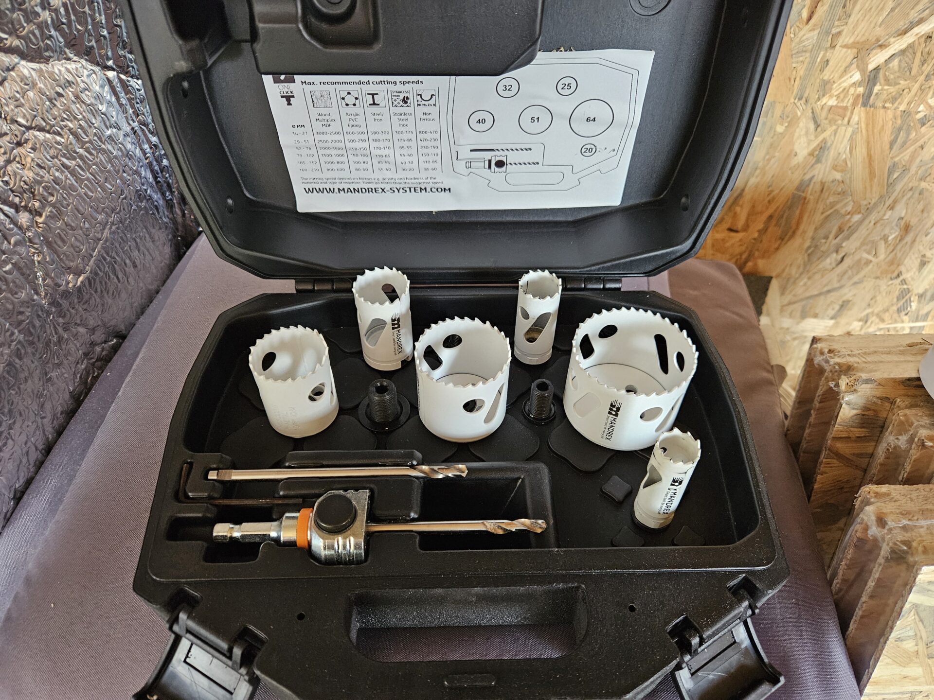 Mandrex SpeedXcut M42 Hålsågsats Mxqs, för industri Mandrex SpeedXcut M42 Hålsågsats Mxqs, för industri