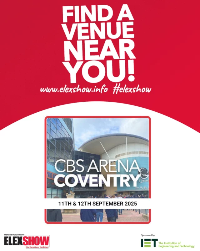 🔧 ElexShow is BACK and heading to Coventry, @cbsarena on 11th & 12th September!
Have you missed us? 👀 #ElexShow
It's time to get excited for two packed days of tools, innovation, workwear, CPD seminars and so much MORE…
🎟️ Grab your FREE ticket now via the link in our bio!
∙
∙
∙
#elexshow #tradeshow #coventry #cbsarena #tradespeople #tools #workwear #cpdseminar #freeticket #electricians #sparky