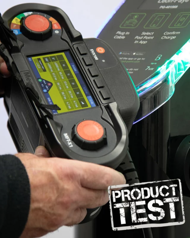 🔌 PRODUCT TEST: Pete (Monty) Monfort reviews the Megger EVX100 Electric Vehicle Charger Interface for the MFT-X1 ⚡️⠀
⠀
💬 "The EVX100 is designed for testing mode 3 AC electric vehicle charger units from single phase through to 3 phase units rated at 22 KW..."⠀
⠀
Check out the full product review online now via the link in our bio!⠀
∙⠀
∙⠀
∙⠀
@meggerworld #producttest #productreview #evcharger #evchargerinterface #megger #montyelectrics #evtester #EVX100 #tester #testequipment